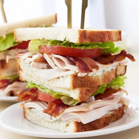Classic Turkey Club Stack