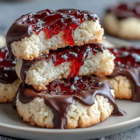 Spooky vampire bite sugar cookies with red icing dripping from dramatic bite marks, perfect for Halloween dessert tables.  