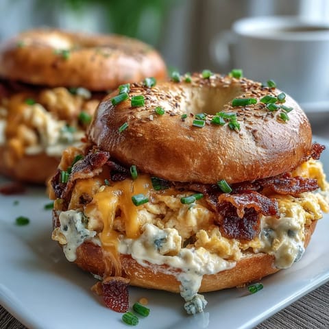 High-protein breakfast sandwiches with baked eggs and melty cheese, perfect for quick, nutritious mornings on the go.