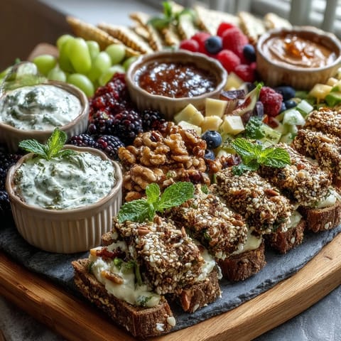 Ocean-inspired Pisces snack board featuring blue fruits, blue corn chips, and dreamy treats, ideal for themed gatherings or celebrations.