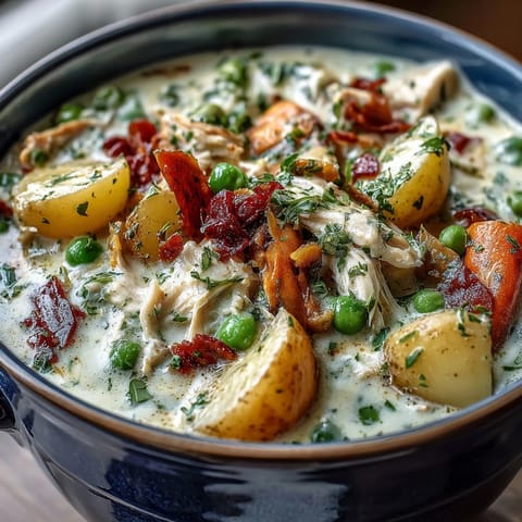 Slow Cooker Chicken Pot Pie