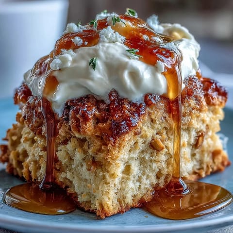 Dandelion Honey Scones Clotted Cream