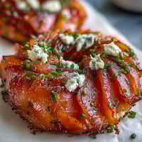 Mother's Day Brunch: Smoked Salmon Bagel Board piled high with fresh toppings.
